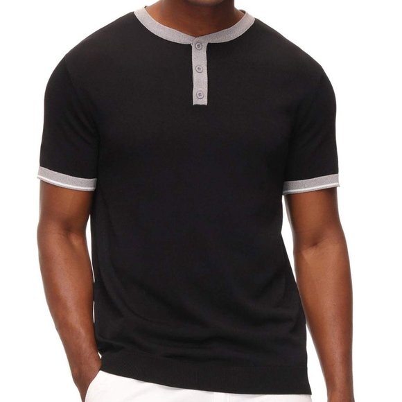 Men's Short Sleeve Summer Knitwear - Picture 2 of 3